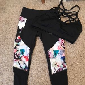 CALIA Brand Capri/bra set